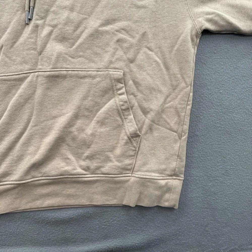 Jordan Hoodie Mens Large Beige‎ Cotton Fleece Pullover Sweatshirt Jumpman Logo